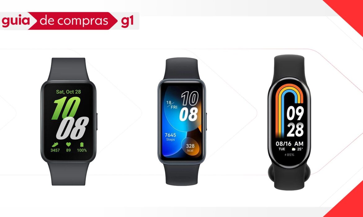 Smartband: g1 testa 3 pulseiras que são quase um relógio inteligente